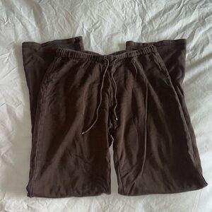 Brown Casual Pants